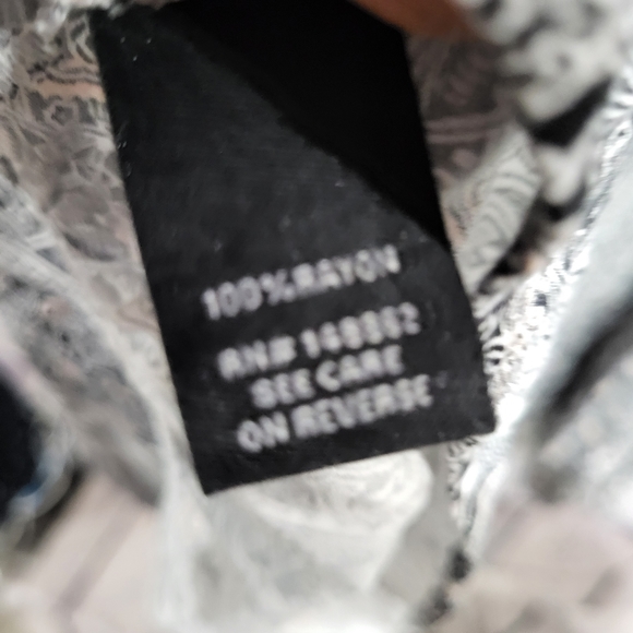 Torrid Mini Challis Off-Shoulder Print Dress 1x - Picture 7 of 8